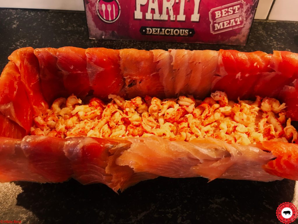 Gerookte zalm cake van Mele Best